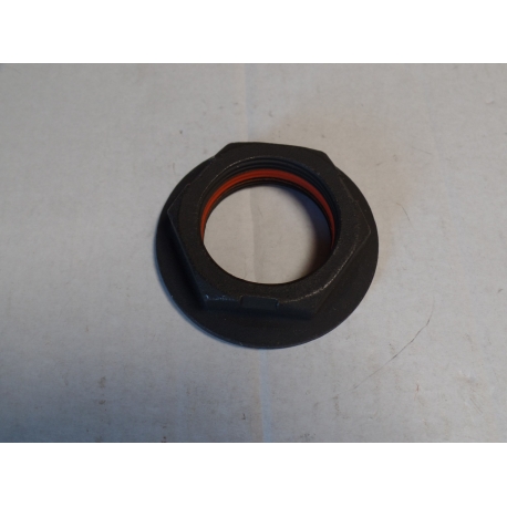Nut, self-locking, extended washer