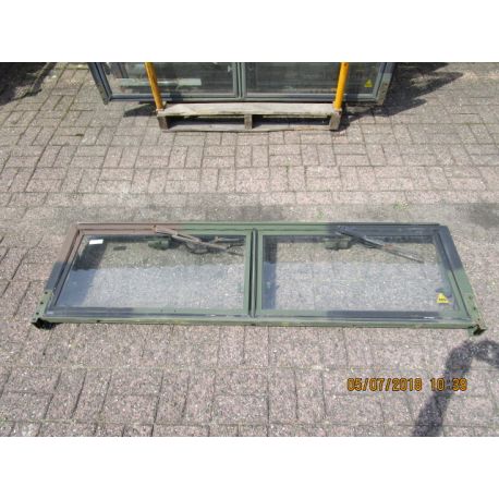 Windshield complete with wiper motors, USED